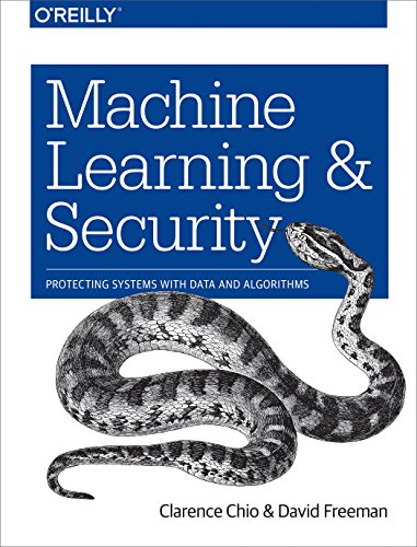 Book cover: "Machine Learning & Security" with a coiled snake image.