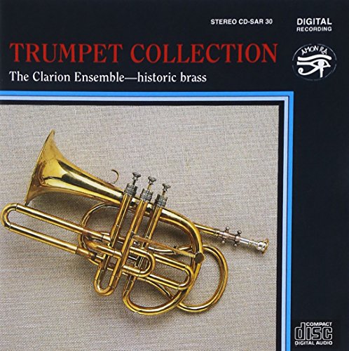 CD cover featuring a golden trumpet on a beige background with red and white text.