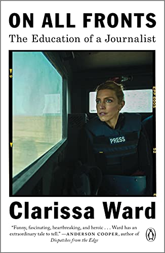 Book cover featuring Clarissa Ward, a journalist, looking out an airplane window.