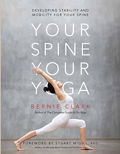 Book cover: "Your Spine, Your Yoga" with a woman in a yoga pose.