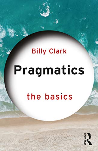 Book cover for "Pragmatics: The Basics" by Billy Clark, with ocean backdrop.
