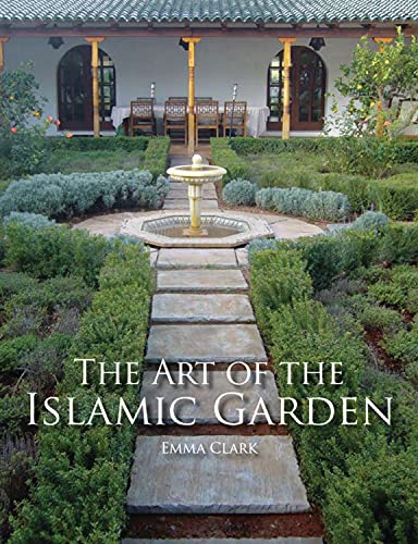 Book cover featuring a symmetrical Islamic garden with a central fountain.