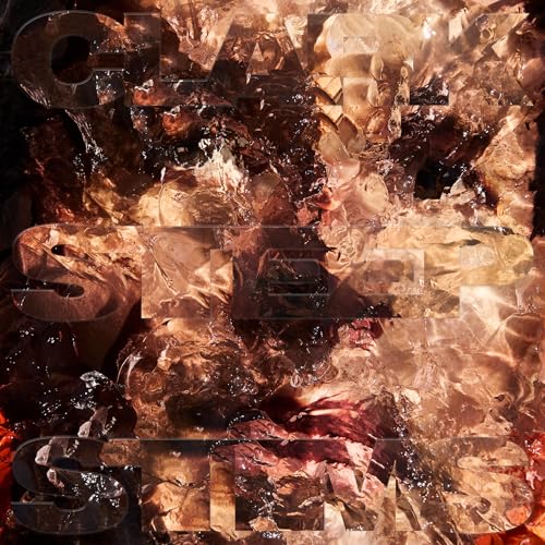 Album cover for Clark’s “Steep Stims” with textured, abstract brown imagery.