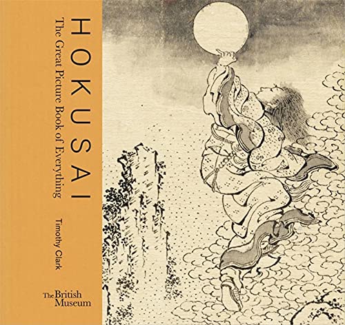 Book cover featuring a Hokusai illustration of a figure reaching toward a full moon.