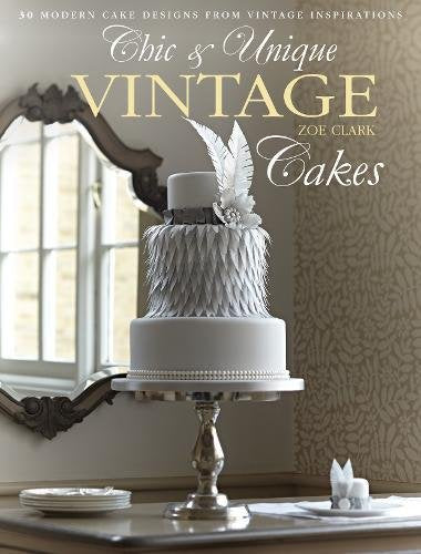 Book cover featuring a tiered, silver-feathered cake on a silver stand.