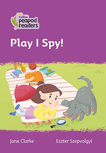 Book cover: children playing "I Spy!" with toys on a picnic blanket.