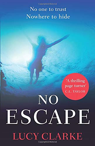 Book cover: silhouette of a person falling into turbulent blue water.