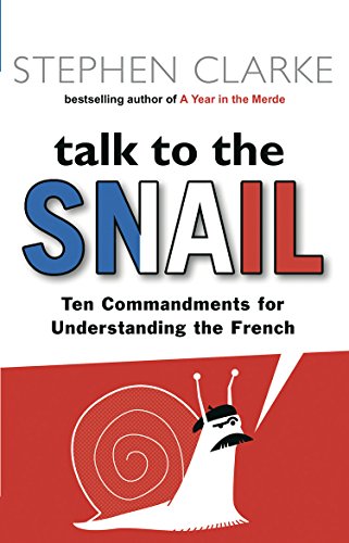 Book cover for Talk to the Snail featuring a cartoon snail with a beret.