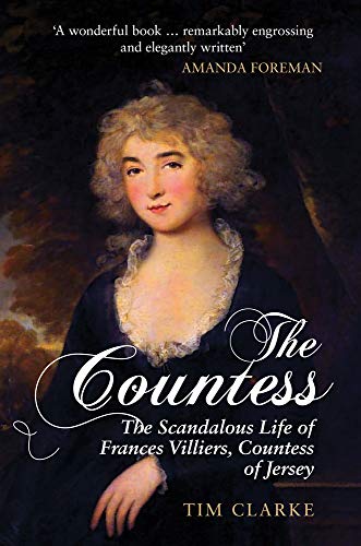 Book cover featuring a painted portrait of a woman in a blue dress.