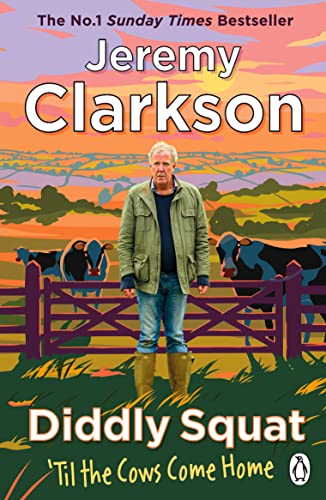 Book cover featuring Jeremy Clarkson standing in a field with cows.