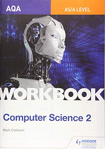 AQA Computer Science Workbook 2 cover with a robotic head image.