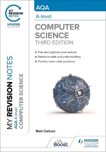 Cover of “My Revision Notes: AQA A level Computer Science” textbook.