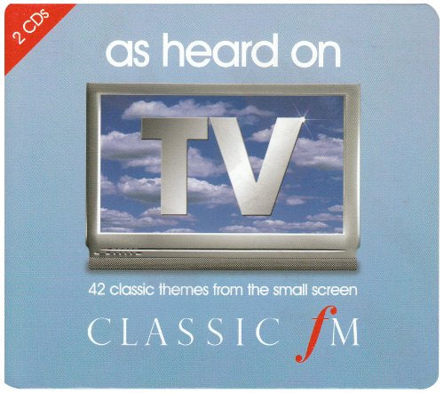 CD cover for “As Heard on TV” featuring a television image.