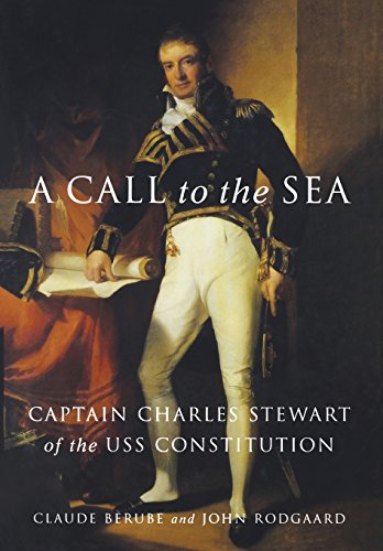 Portrait of Captain Charles Stewart in naval uniform, book cover.