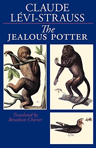 Book cover: "The Jealous Potter" with illustrations of monkeys and a bird.