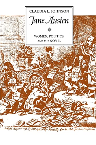 Book cover: "Jane Austen: Women" with a period political cartoon illustration.