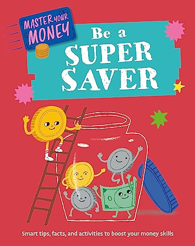Book cover with cartoon coins, a piggy bank, and colorful text.