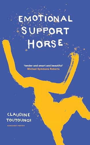 Book cover with yellow brushstroke illustration of a horse’s form.