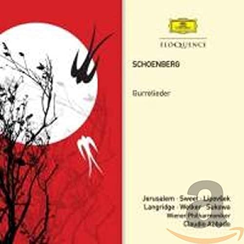 CD cover: red background with white circle, black bird, and text.