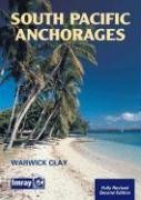 Book cover: “South Pacific Anchorages” with a tropical beach scene.