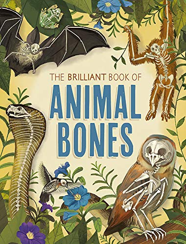 Book cover featuring animal skeletons with lush botanical illustrations.