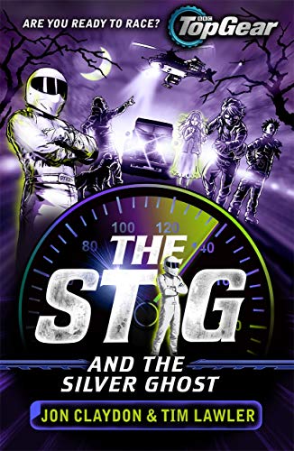 Top Gear book cover featuring The Stig, a speedometer, and ghostly figures.