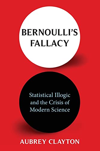 Book with dark cover and white text on statistical reasoning and scientific crisis.