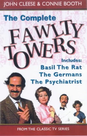 Book cover for The Complete Fawlty Towers featuring photos of the main cast.