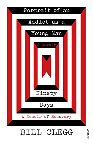 Book cover with concentric red and black squares, title, and author’s name.