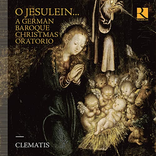 CD cover: Baroque painting of Mary with baby Jesus and cherubs.