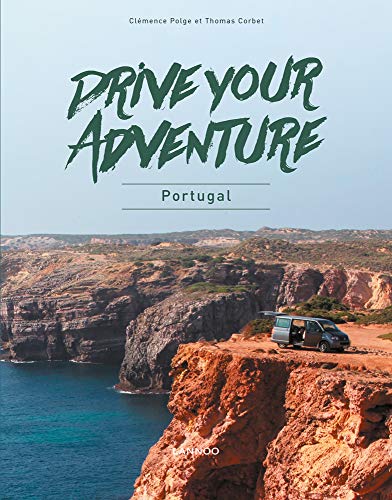 Book cover: "Drive Your Adventure: Portugal" with coastal landscape and van.