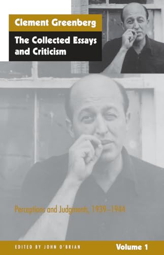 Book cover: Clement Greenberg’s “Collected Essays and Criticism”, Volume 1.
