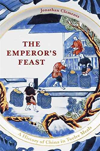 Book cover depicting historical Chinese scenes in a blue and white style.