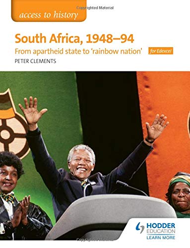History textbook cover featuring Nelson Mandela and South African imagery.