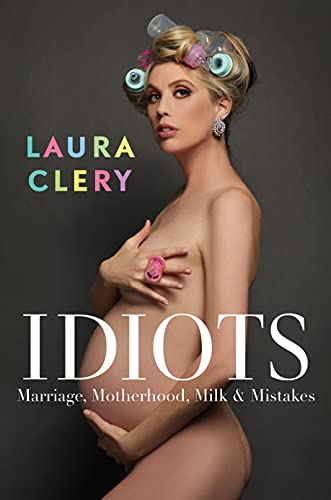 Book cover featuring a pregnant woman with colorful rollers in her hair.