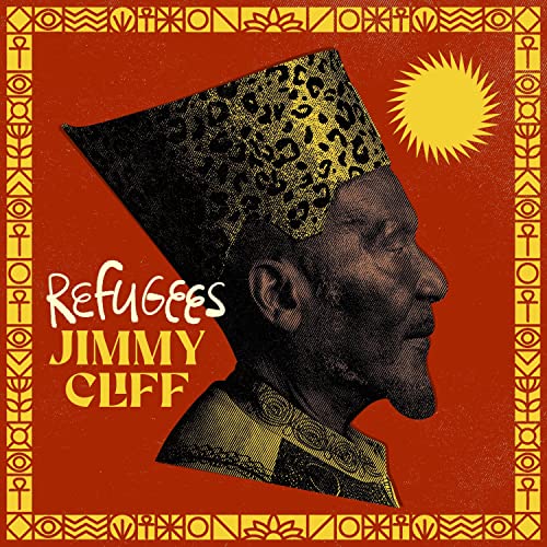 CD cover for Jimmy Cliff’s “Refugees” featuring a profile portrait.
