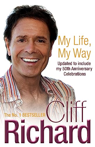 Book cover featuring Cliff Richard smiling, titled “My Life, My Way”.