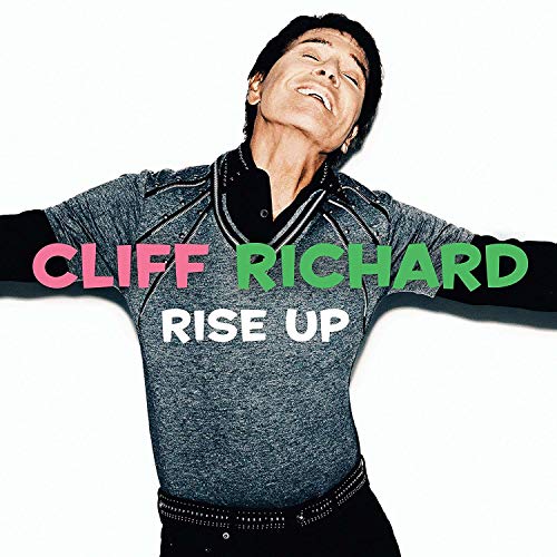 Cliff Richard album cover, "Rise Up", featuring him with arms outstretched.