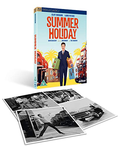 Summer Holiday Blu-ray case with four black and white promotional photos in front.