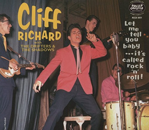 CD cover featuring Cliff Richard and The Drifters performing rock and roll.
