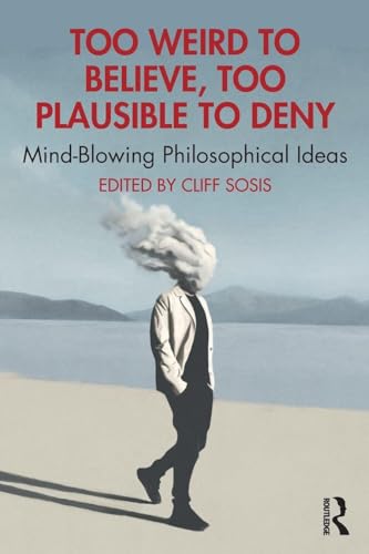 Book cover with a person whose head is a cloud, red background.