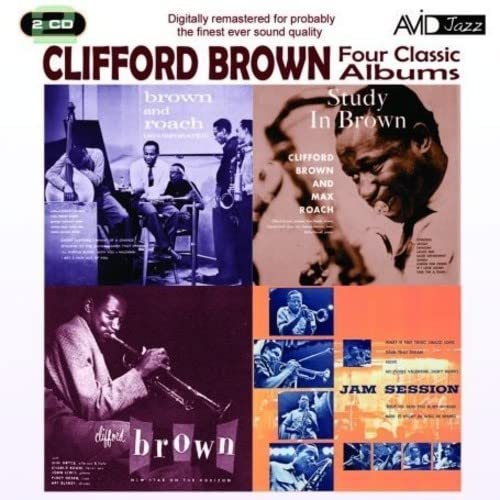 CD cover featuring four Clifford Brown album covers arranged in a grid.