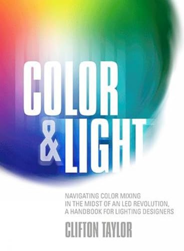 Multicolored circle with book title Color & Light and author Clifton Taylor.