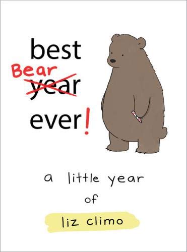 Book cover with cartoon bear and handwritten-style text.