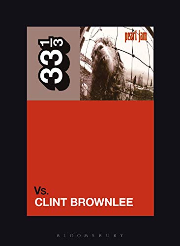 Book cover for "Pearl Jam's Vs." by Clint Brownlee, featuring a dog.