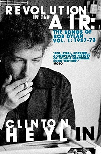 Book cover featuring a young Bob Dylan smoking, titled “Revolution in the Air.”
