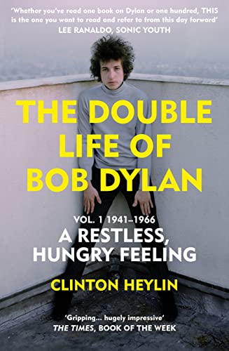 Book cover featuring a young Bob Dylan, titled “The Double Life of Bob Dylan Vol. 1.”