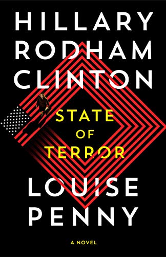 Book cover for "State of Terror" with red lines and a silhouetted figure.
