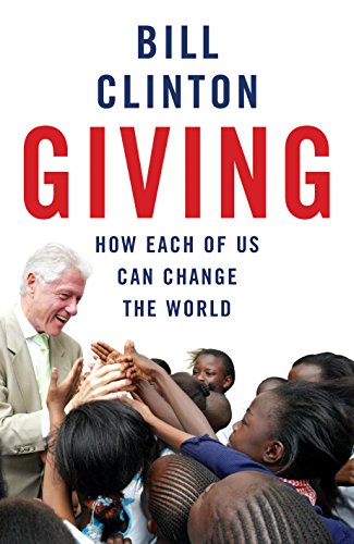 Book cover: "Giving" by Bill Clinton, featuring a diverse group of people.