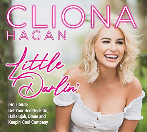 CD cover for Cliona Hagan’s “Little Darlin’”, featuring a smiling woman.